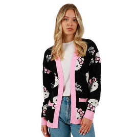 Hello Kitty Knit Rib Cardigan