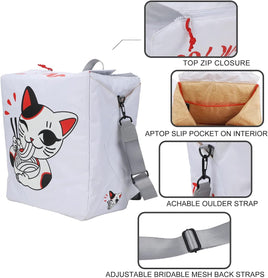 Takeout Noodle Box 15" Backpack with Interior Laptop Pocket