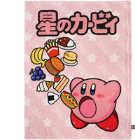 Kirby Double Sided Fleece Throw Blanket