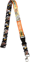 Naruto Shippuden Ramen Lanyard with Lobster Clasp and Keychain