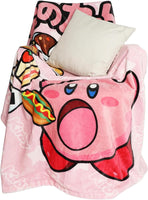 Kirby Double Sided Fleece Throw Blanket