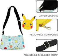 Pokemon Pikachu AOP Crossbody & Coin Purse