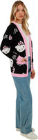 Hello Kitty Knit Rib Cardigan