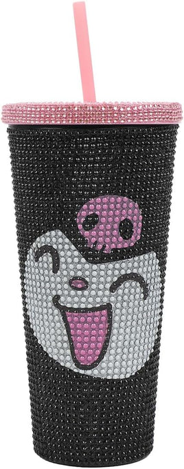 Kuromi Rhinestone 16 oz. Acrylic Tumbler