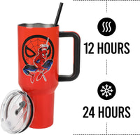 Spider-Man 40 Oz Red Stainless Steel Tumbler