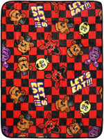 Bioworld Five Nights at Freddy's Let's Eat 45" x 60" Throw Blanket