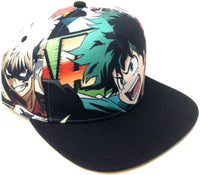 My Hero Academia Characters Big Face Sublimated All Over Print Snapback