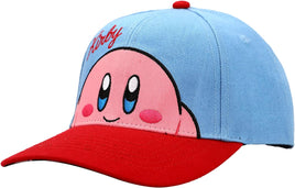 Kirby Peekaboo Blue Traditional Embroidered Logo Adjustable Hat