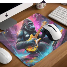 Gorilla Guitar Mouse Pad