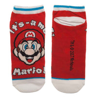 Super Mario 12 Days of Socks Men's 12-Pack Ankle & Crew Socks