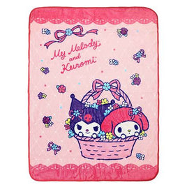 My Melody And Kuromi Basket Of Friends 45x60 Throw Blanket