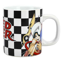 Speed Racer Checkered Flag 14 Oz Ceramic Mug